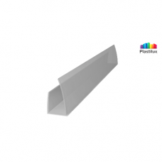 Профиль для поликарбоната ROYALPLAST UP торцевой серебро 8мм 2100мм Профиль для поликарбоната ROYALPLAST UP торцевой серебро 8мм 2100мм